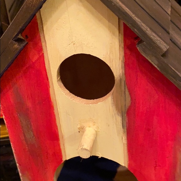🇺🇸⭐️”America” handpainted birdhouse - Picture 10 of 10